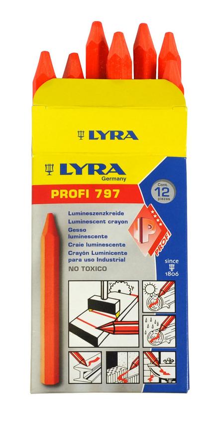 Lyra fluorisoiva merkintäliitu 797, oranssi