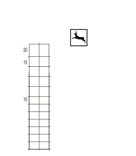 ArcelorMittal riista-aita 150 cm