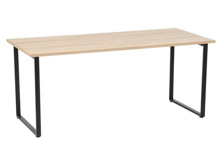 Haworth ruokapöytä 180x80 cm tammi/musta