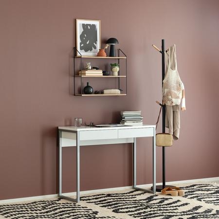 Div työpöytä korkeakiilto valkoinen