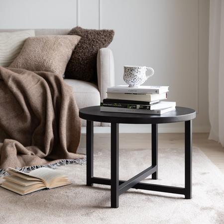 Kuulas sohvapöytä Ø52 cm hiili