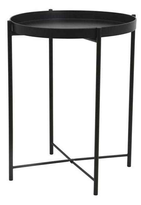 Day Susa apupöytä metalli Ø38 cm musta