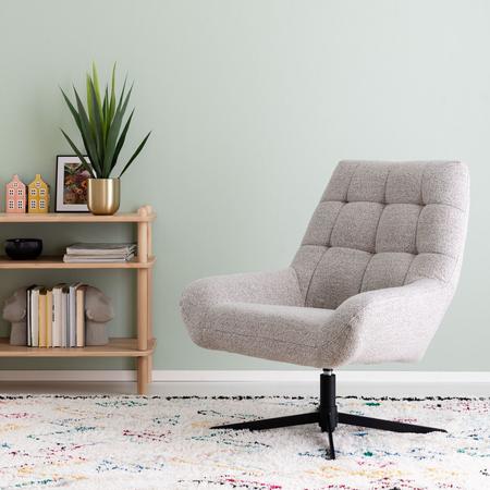 Tunturi nojatuoli beige monza 60, musta jalka