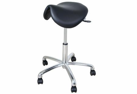 Cowboy Plus satulatuoli, musta nahka