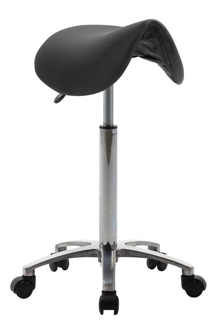 Ergo satulatuoli musta nahka