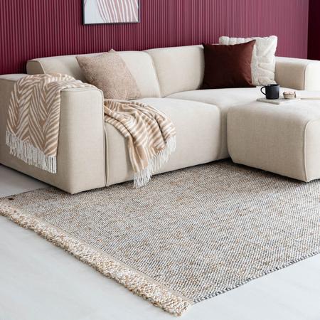 Konsta matto sisä- /ulkokäyttöön 80x200 cm beige/harmaa