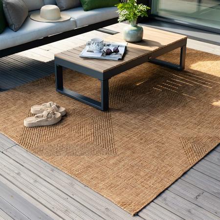 Boston matto sisä-/ulkokäyttöön 160x230 cm ruskea