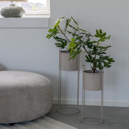 House Nordic Rabo kukkateline setti 2 kpl hiekka