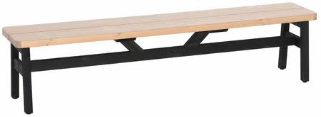 Kalho penkki 185x34 cm antiikki/musta