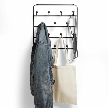 Umbra Estique naulakko 14 koukkua musta/pähkinä