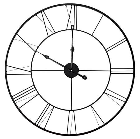 Antiikki seinäkello Ø80 cm musta