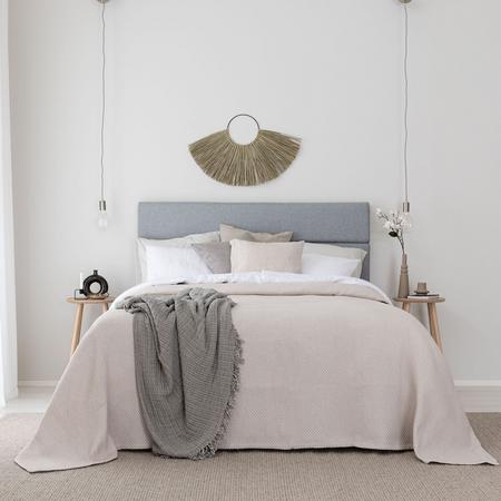 Kupla päiväpeitto 150x260 cm hiekka