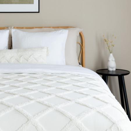 Dyyni päiväpeitto 180x260 cm valkoinen