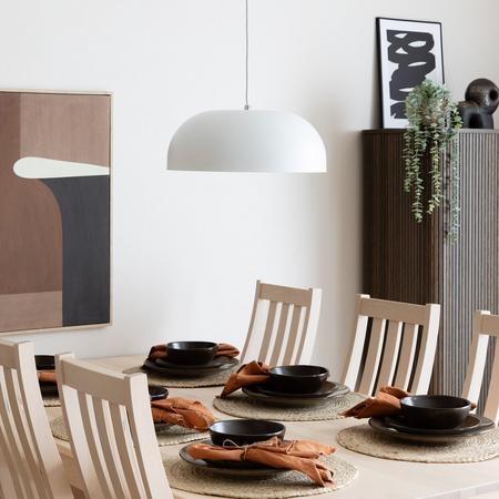 Aneta Lighting Odea riippuvalaisin Ø37 cm valkoinen