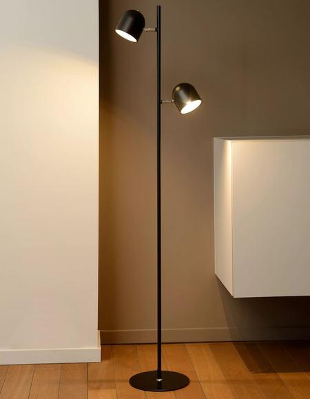Lucide Skanska lattiavalaisin musta