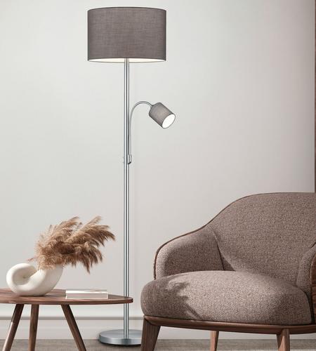 Trio Hotel lattiavalaisin harmaa