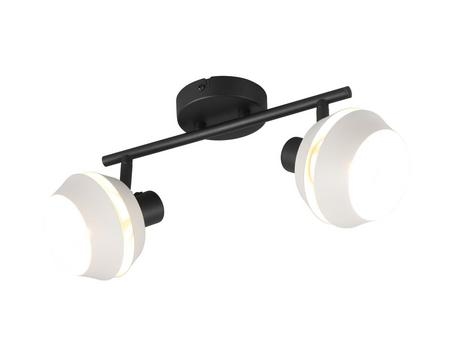 Trio Isla spotti-/seinävalaisin 2-osainen harmaa/mattamusta