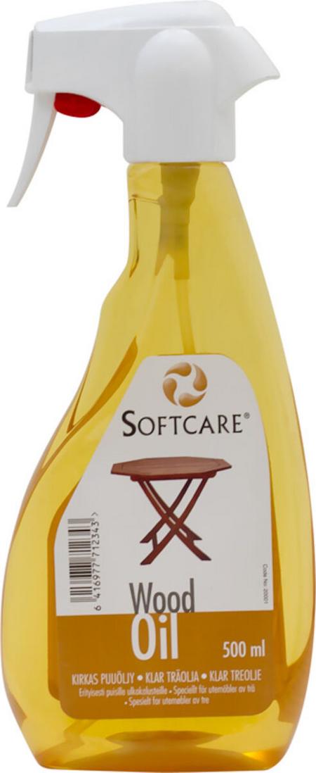 Softcare puuöljy suihkutettava 500 ml., väritön