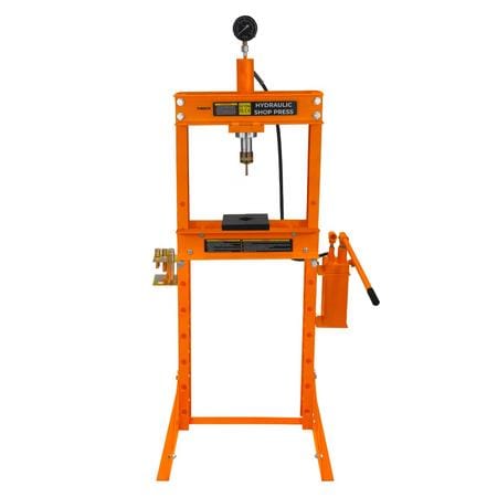 Hydraulinen konepajapuristin mittarilla – 20 tonnia