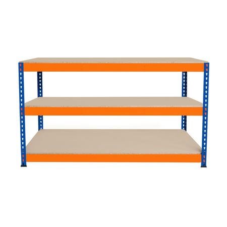 S-Rax 3-tasoinen työpöytä - 150 cm x 60 cm x 90 cm