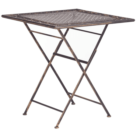 Bistropöytä BORMIO 70 cm 70 cm metalli Musta