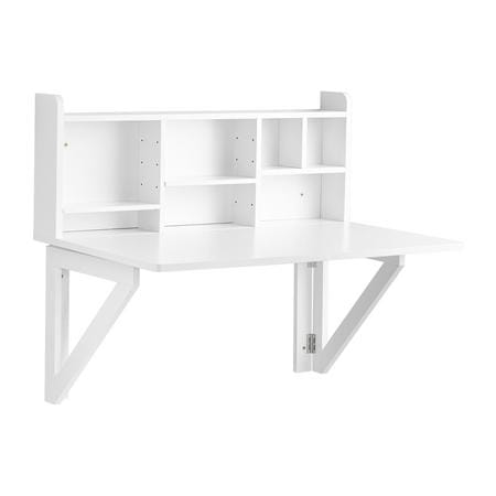 SoBuy Taitettava seinäpöytä FWT07-II-W 90x60cm - ekologinen lastenpöytä