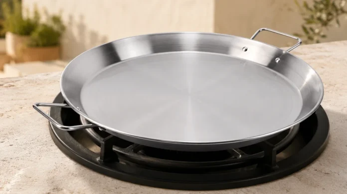 Paellapannu 40 cm ruostumaton teräs arvostelu