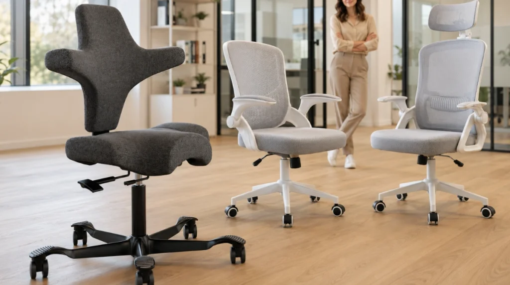 Paras ergonominen työtuoli testi