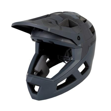 Endura Singletrack Youth lasten Full Face pyöräilykypärä - Black - 51-56cm
