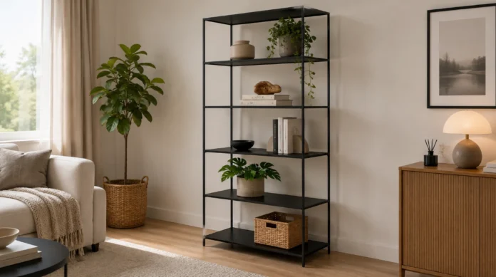 house-nordic-vita-avohylly-80x36x170cm-arvostelu House Nordic Vita avohylly 80x36x170 cm musta arvostelu
