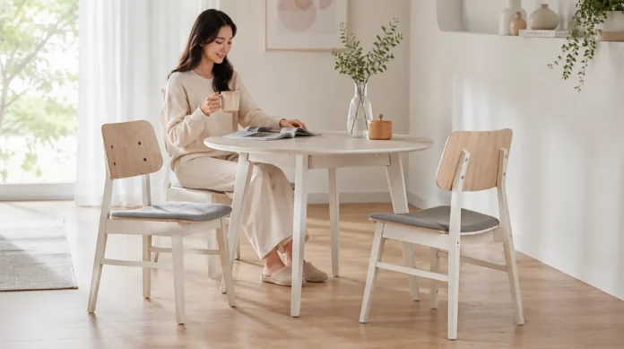 Rowico Home Filippa jatkettava ruokapöytä pyöreä arvostelu