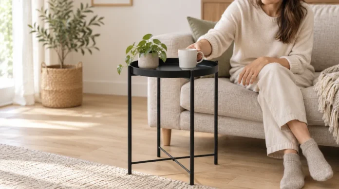 Day Susa apupöytä metalli Ø38 cm arvostelu