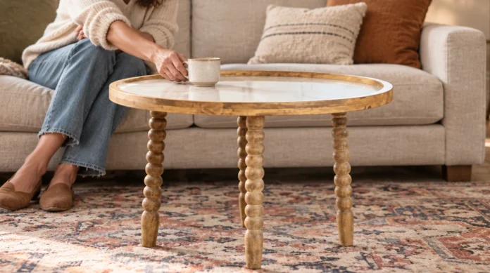 House Nordic Jammu sohvapöytä Ø60cm mangopuu arvostelu