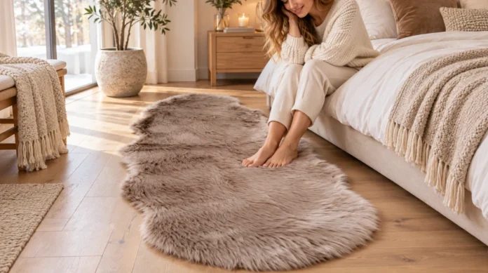 House Nordic keinotekoinen lampaantalja 60x180 cm ruskea arvostelu