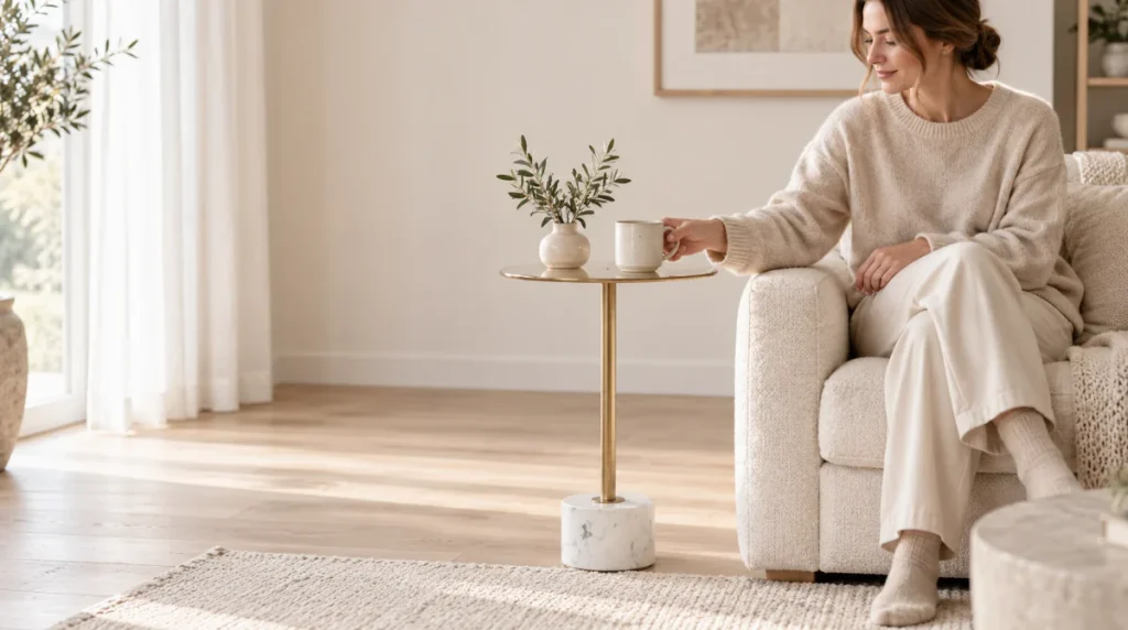 House Nordic Lecco pyöreä sivupöytä Ø41 cm arvostelu