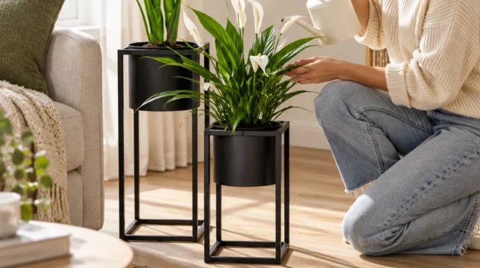 House Nordic Marla kukkateline setti 2 kpl musta arvostelu