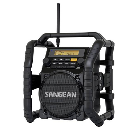 Sangean U5 DBT Työmaaradio Bluetooth, ladattava