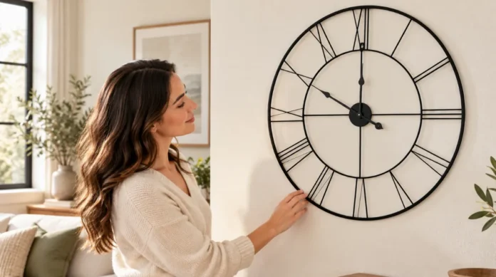 Antiikki seinäkello Ø80 cm musta arvostelu