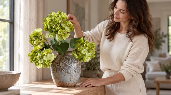 bloomingville-hortensia-tekokukka-oksa-vihertavan-valkoinen-arvostelu Bloomingville Hortensia tekokukat oksa vihertävän valkoinen arvostelu