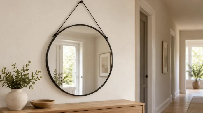 House Nordic Trapani seinäpeili Ø38 cm musta arvostelu